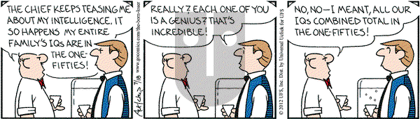 The Born Loser on Wednesday July 18, 2012 Comic Strip
