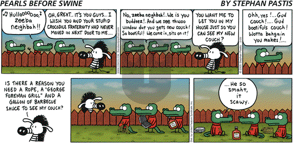 Pearls Before Swine on Sunday February 20, 2005 Comic Strip