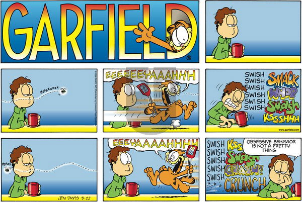 Garfield on Sunday March 22, 1998 Comic Strip