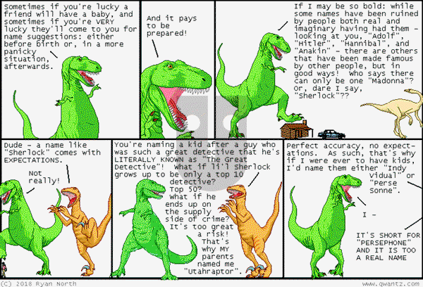 Dinosaur Comics on Monday January 27, 2025 Comic Strip