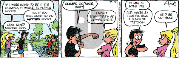 Cleats on Saturday July 19, 2008 Comic Strip