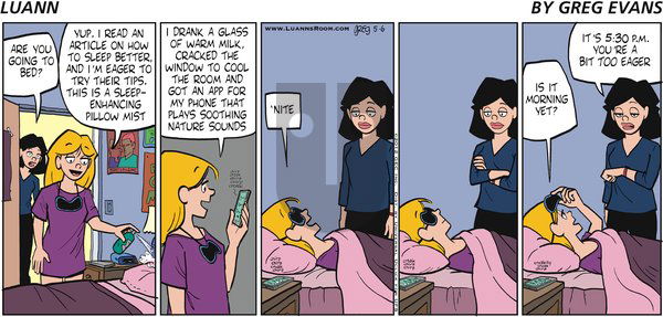 Luann on Sunday May 6, 2012 Comic Strip
