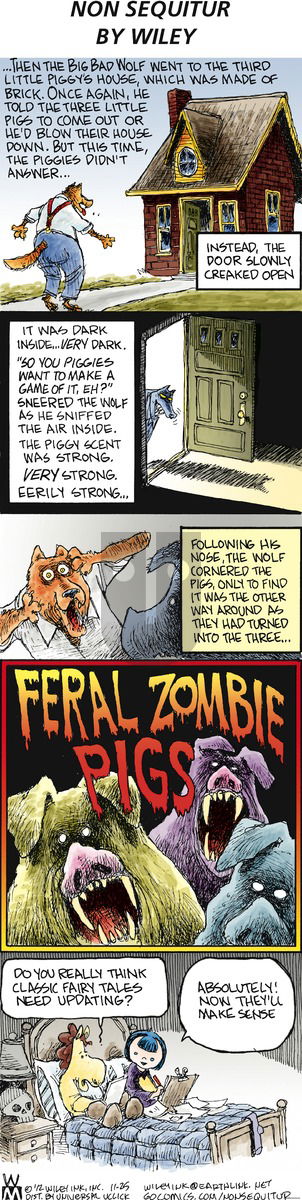 Non Sequitur on Sunday November 25, 2012 Comic Strip