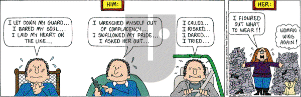 Cathy Classics on Tuesday March 18, 2003 Comic Strip
