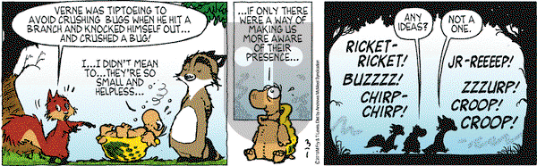 Over the Hedge on Friday March 1, 2019 Comic Strip