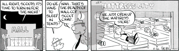 Drabble on Saturday August 26, 2000 Comic Strip