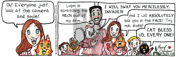 Breaking Cat News on Wednesday December 25, 2019 Comic Strip