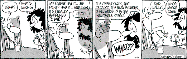 Baby Blues on Monday October 21, 1991 Comic Strip
