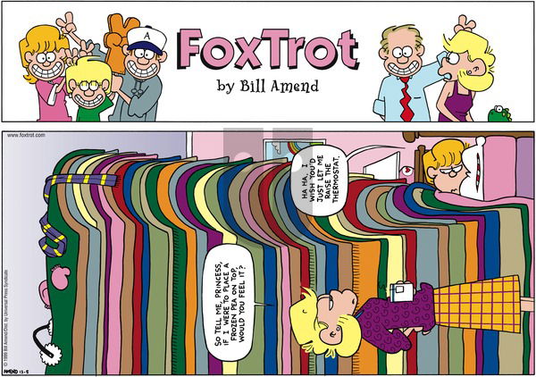 FoxTrot on Saturday February 12, 2000 Comic Strip