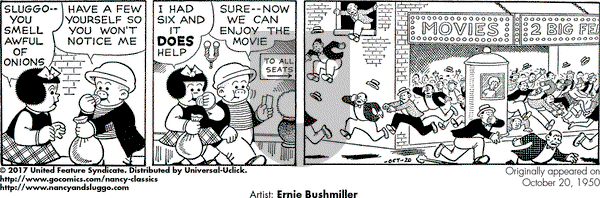 Nancy Classics on Friday October 20, 2017 Comic Strip
