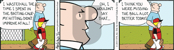 The Born Loser on Saturday July 12, 2014 Comic Strip