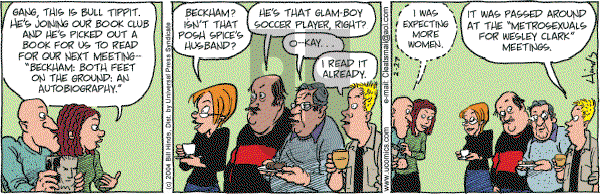 Cleats - Friday February 27, 2004 Comic Strip