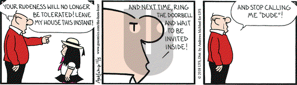 The Born Loser on Monday November 5, 2018 Comic Strip
