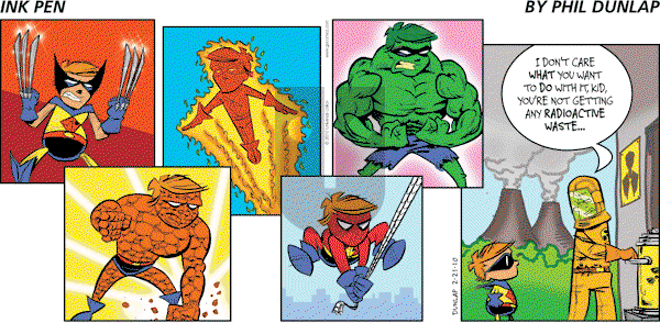 Ink Pen - Sunday February 21, 2010 Comic Strip