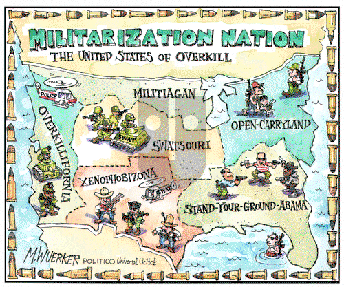 Matt Wuerker - Tuesday August 19, 2014 Comic Strip