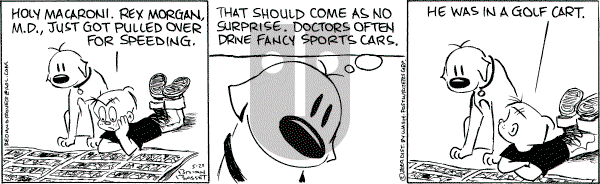 Red and Rover on Monday May 25, 2009 Comic Strip