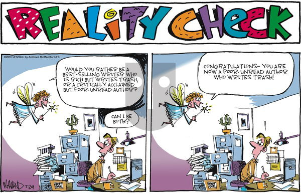 Reality Check on Sunday July 29, 2018 Comic Strip