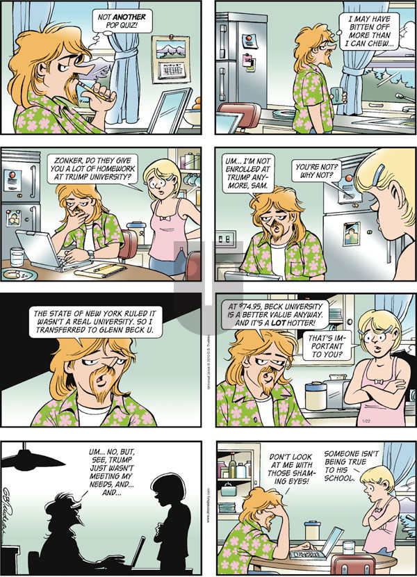 Doonesbury on Sunday January 22, 2012 Comic Strip