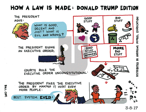 Ted Rall on Wednesday March 8, 2017 Comic Strip