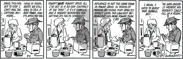 Doonesbury on Thursday August 2, 1979 Comic Strip