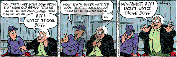 Cleats on Friday January 16, 2004 Comic Strip