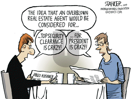 Jeff Stahler on Saturday March 2, 2019 Comic Strip