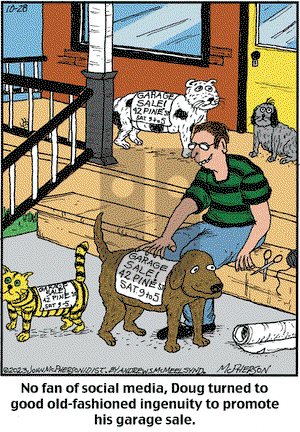 Close to Home on Saturday October 28, 2023 Comic Strip