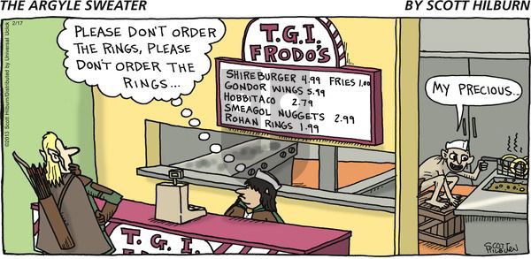 The Argyle Sweater on Sunday February 17, 2013 Comic Strip