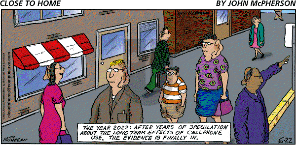 Close to Home on Sunday June 22, 2003 Comic Strip