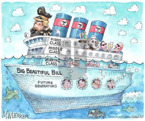 Matt Wuerker on Wednesday June 25, 2025 Comic Strip