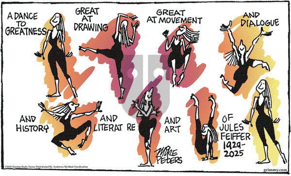 Mike Peters on Thursday January 23, 2025 Comic Strip