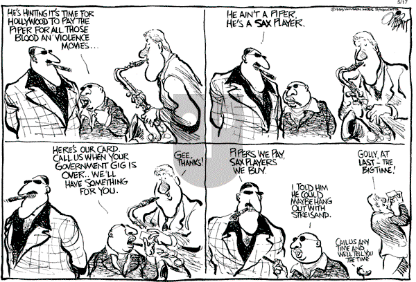 Pat Oliphant - Monday May 17, 1999 Comic Strip