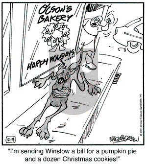 Marmaduke on Friday December 19, 2003 Comic Strip