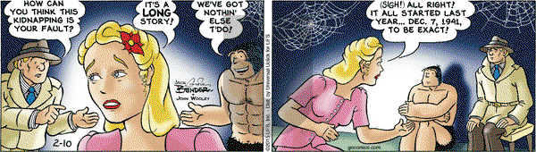 Alley Oop on Tuesday February 10, 2015 Comic Strip