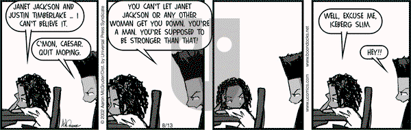 The Boondocks on Tuesday August 13, 2002 Comic Strip