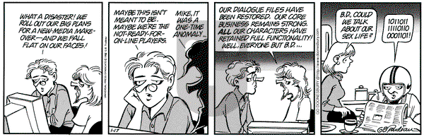 Doonesbury on Saturday January 17, 1998 Comic Strip