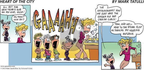 Heart of the City - Sunday December 28, 2014 Comic Strip