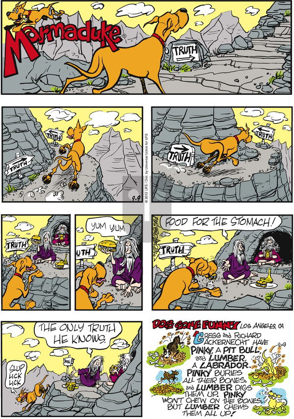 Marmaduke on Sunday September 9, 2012 Comic Strip