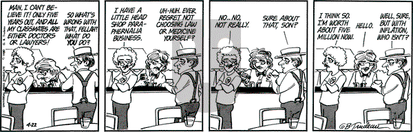 Doonesbury on Tuesday April 22, 1980 Comic Strip