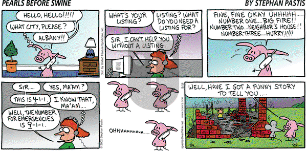 Pearls Before Swine on Wednesday September 11, 2002 Comic Strip