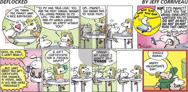 DeFlocked on Sunday February 10, 2013 Comic Strip