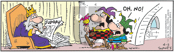Frank and Ernest - Thursday April 5, 2007 Comic Strip