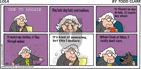 Lola on Sunday April 5, 2020 Comic Strip