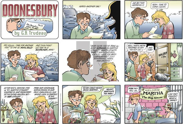 Doonesbury on Sunday December 1, 2002 Comic Strip