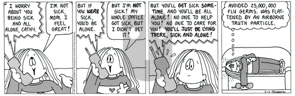 Cathy Classics on Saturday March 15, 1997 Comic Strip