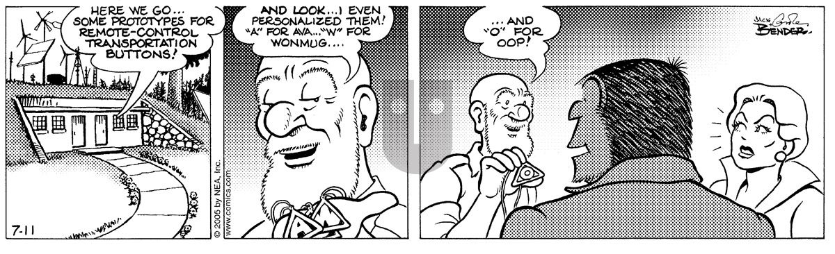 Alley Oop - Monday July 11, 2005 Comic Strip