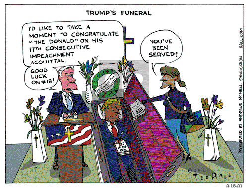 Ted Rall on Monday February 15, 2021 Comic Strip