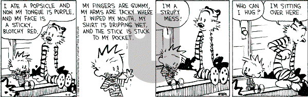 Calvin and Hobbes - Friday September 4, 1992 Comic Strip