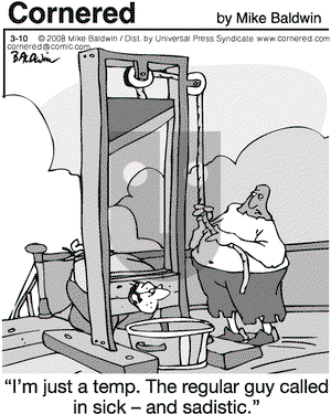 Cornered on Monday March 10, 2008 Comic Strip