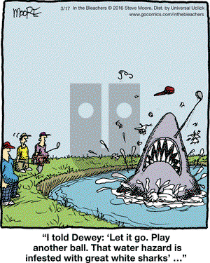 In the Bleachers on Thursday March 17, 2016 Comic Strip